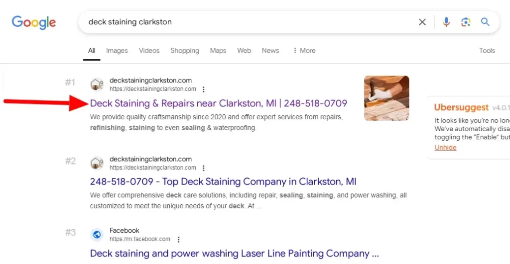 Deck Staining Company Rankings