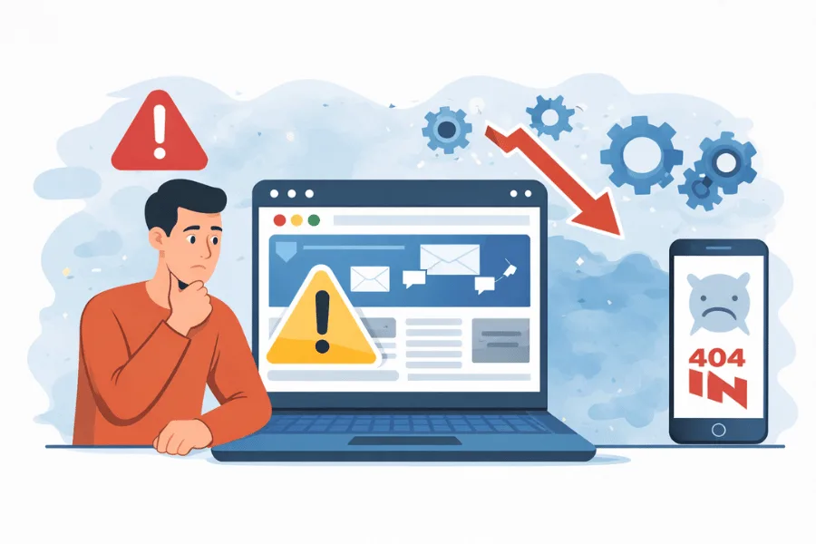 Outdated Website Design