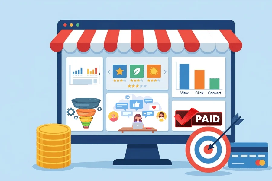 Paid media conversion