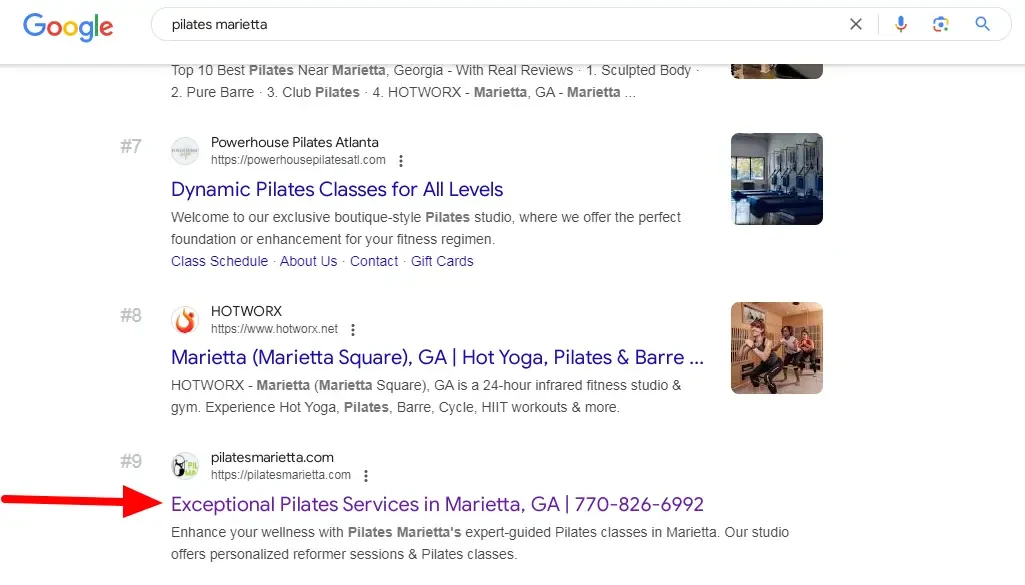 Pilates Company Rankings